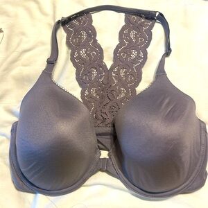 Body by Victoria reserve back perfect coverage bra front fasten 34DD